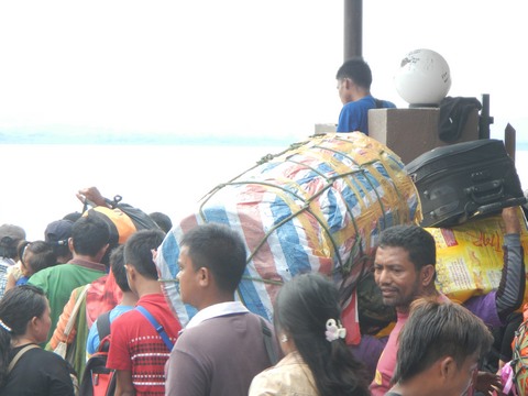 A speedboat helped me on the next leg of my 100th world record attempt journey