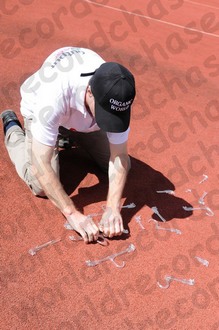 Breaking plastic coat hangers to get a new Guinness World Record