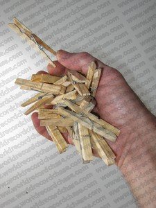 How many clothes pegs can you hold in your hand? How many clothes pegs can you hold in your hand?