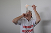 Set of Pictures for sale - world record for most candles lit in the mouth - pic 4